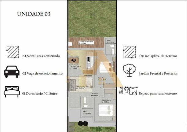 Imagem Apartamento com 2 Quartos à Venda, 47 m² em Ressacada - Garopaba Imagem Apartamento com 2 Quartos à Venda, 47 m² em Ressacada - Garopaba