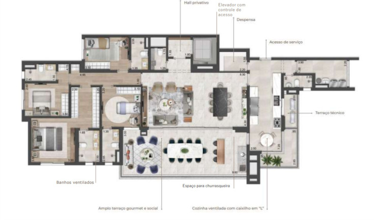 Imagem Apartamento com 4 Quartos à Venda, 174 m² em Pinheiros - São Paulo