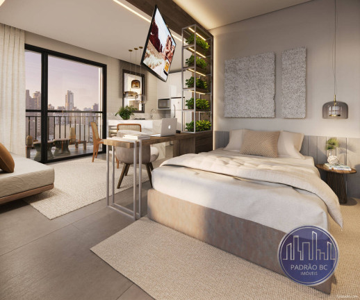 Imagem Apartamento com 1 Quarto à Venda, 38 m² em Batel - Curitiba Imagem Apartamento com 1 Quarto à Venda, 38 m² em Batel - Curitiba