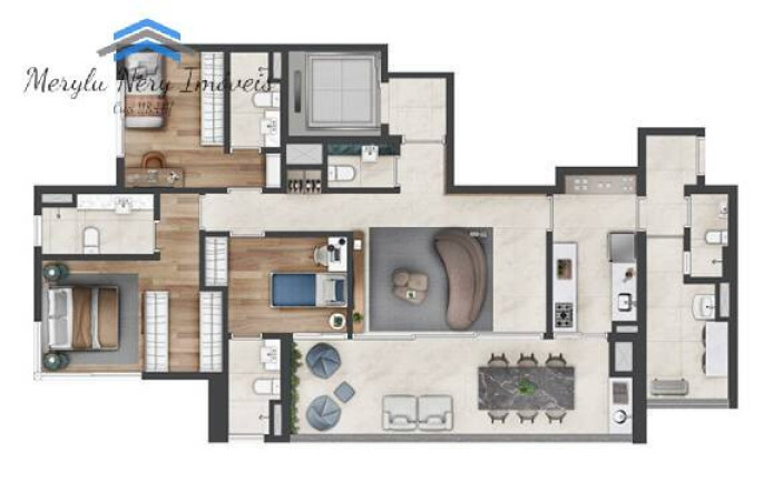 Imagem Apartamento com 3 Quartos à Venda, 142 m² em Panamby - São Paulo Imagem Apartamento com 3 Quartos à Venda, 142 m² em Panamby - São Paulo