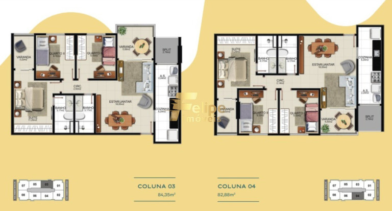 Imagem Imóvel com 3 Quartos à Venda, 84 m² em Praia Da Costa - Vila Velha Imagem Imóvel com 3 Quartos à Venda, 84 m² em Praia Da Costa - Vila Velha