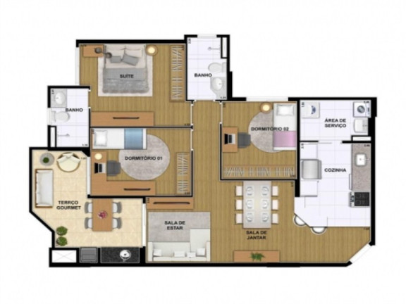 Imagem Imóvel com 3 Quartos à Venda, 90 m² em Vila Pires - Santo Andre Imagem Imóvel com 3 Quartos à Venda, 90 m² em Vila Pires - Santo Andre