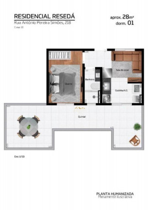 Imagem Apartamento com 2 Quartos à Venda, 40 m² em Vila Paranaguá - São Paulo
