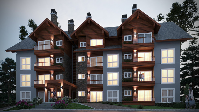 Imagem Apartamento com 1 Quarto à Venda, 51 m² em Av. Central - Gramado Imagem Apartamento com 1 Quarto à Venda, 51 m² em Av. Central - Gramado