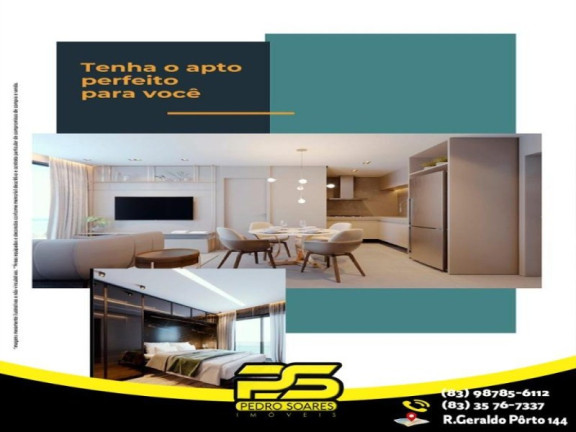 Imagem Apartamento com 1 Quarto à Venda, 25 m² em Cabo Branco - João Pessoa