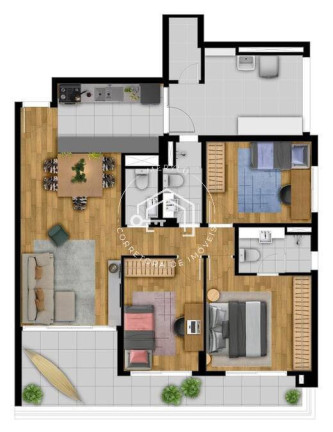 Imagem Apartamento com 3 Quartos à Venda, 111 m² em Pinheiros - São Paulo Imagem Apartamento com 3 Quartos à Venda, 111 m² em Pinheiros - São Paulo