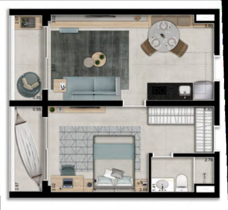 Imagem Apartamento com 1 Quarto à Venda, 45 m² em Jardim Vila Mariana - São Paulo Imagem Apartamento com 1 Quarto à Venda, 45 m² em Jardim Vila Mariana - São Paulo