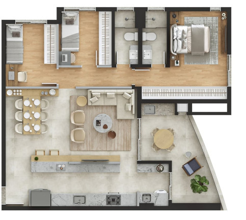 Imagem Apartamento com 3 Quartos à Venda, 96 m² em água Verde - Curitiba Imagem Apartamento com 3 Quartos à Venda, 96 m² em água Verde - Curitiba