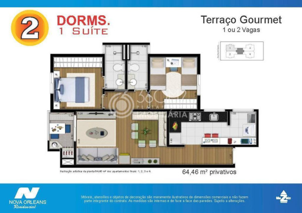 Imagem Apartamento com 2 Quartos à Venda, 64 m² em Campestre - Santo André Imagem Apartamento com 2 Quartos à Venda, 64 m² em Campestre - Santo André