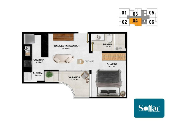 Imagem Apartamento com 1 Quarto à Venda, 33 m² em Praia De Itaparica - Vila Velha Imagem Apartamento com 1 Quarto à Venda, 33 m² em Praia De Itaparica - Vila Velha
