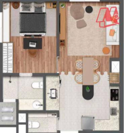 Imagem Apartamento com 1 Quarto à Venda, 49 m² em Jardim Botânico - Porto Alegre