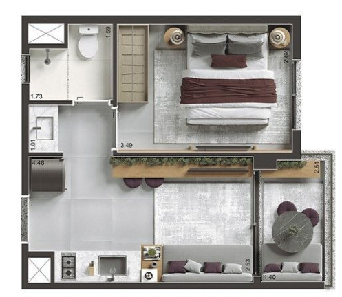 Imagem Apartamento com 2 Quartos à Venda, 38 m² em Saúde - São Paulo Imagem Apartamento com 2 Quartos à Venda, 38 m² em Saúde - São Paulo