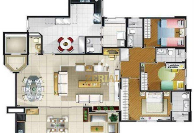 Apartamento com 3 Quartos à Venda, 146 m² em Barcelona - São Caetano Do Sul