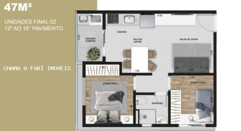 Imagem Apartamento com 1 Quarto à Venda, 35 m² em Vila Carrão - São Paulo