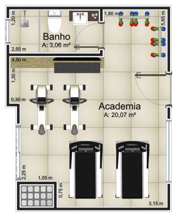 Apartamento com 2 Quartos à Venda, 60 m² em Nossa Senhora De Lourdes - Santa Maria
