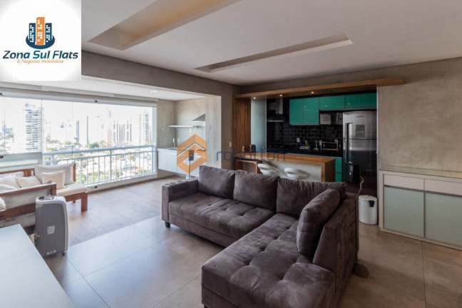 Imagem Apartamento com 1 Quarto para Alugar, 74 m² em Cidade Monções - São Paulo Imagem Apartamento com 1 Quarto para Alugar, 74 m² em Cidade Monções - São Paulo