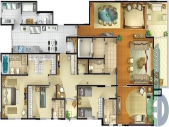 Imagem Apartamento com 4 Quartos à Venda, 221 m² em Santa Paula - São Caetano Do Sul Imagem Apartamento com 4 Quartos à Venda, 221 m² em Santa Paula - São Caetano Do Sul
