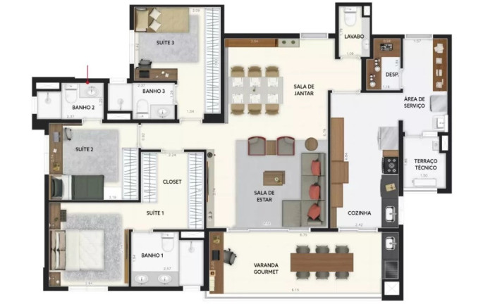 Imagem Imóvel com 3 Quartos à Venda, 135 m² em Vila Assunção - Santo André Imagem Imóvel com 3 Quartos à Venda, 135 m² em Vila Assunção - Santo André