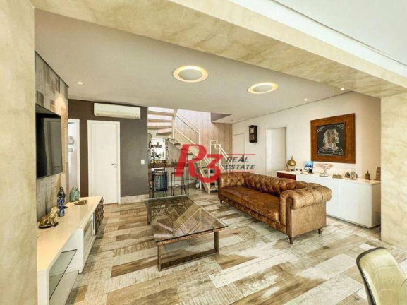 Imagem Cobertura com 3 Quartos à Venda, 168 m² em Pompéia - Santos