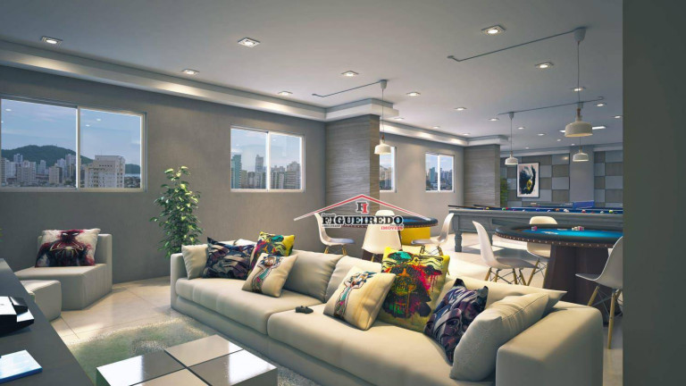 Imagem Apartamento com 2 Quartos à Venda, 51 m² em Canto Do Forte - Praia Grande