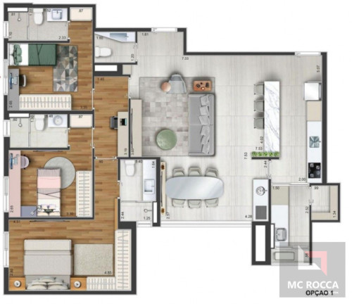 Imagem Apartamento com 3 Quartos à Venda, 119 m² em Vila Assunção - Santo André