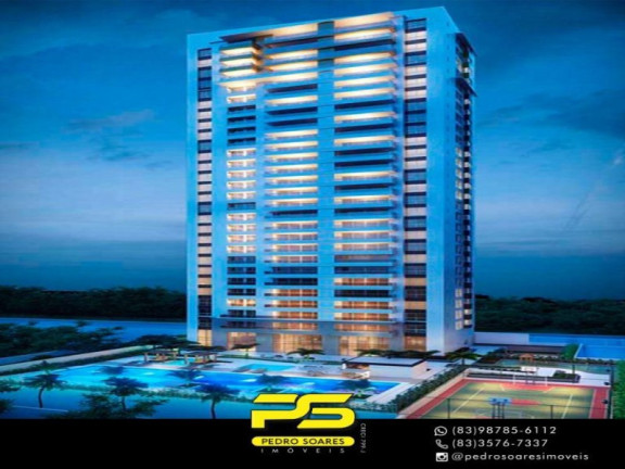 Apartamento com 3 Quartos à Venda, 156 m² em Altiplano Cabo Branco - João Pessoa