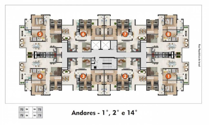 Imagem Apartamento com 2 Quartos à Venda, 57 m² em Jardim Oswaldo Cruz - São José Dos Campos