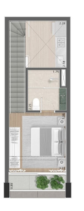 Imagem Imóvel com 1 Quarto à Venda, 53 m² em Cerqueira César - São Paulo