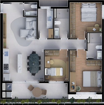 Imagem Cobertura com 3 Quartos à Venda, 240 m² em água Verde - Curitiba