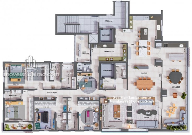 Imagem Apartamento com 4 Quartos à Venda, 367 m² em Jardim Ilhas Do Sul - Ribeirão Preto Imagem Apartamento com 4 Quartos à Venda, 367 m² em Jardim Ilhas Do Sul - Ribeirão Preto