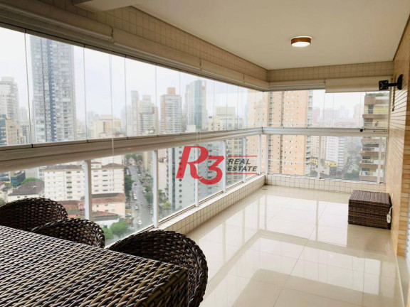 Apartamento com 3 Quartos à Venda, 134 m² em Gonzaga - Santos