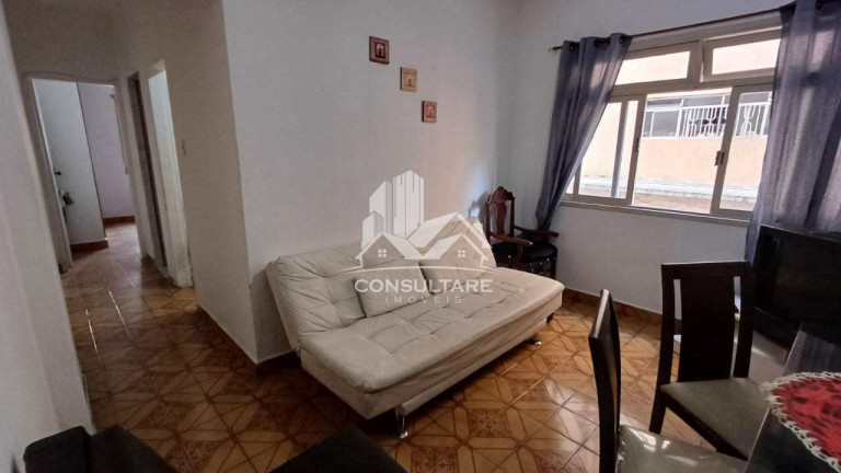 Imagem Apartamento com 1 Quarto para Alugar, 45 m² em José Menino - Santos Imagem Apartamento com 1 Quarto para Alugar, 45 m² em José Menino - Santos