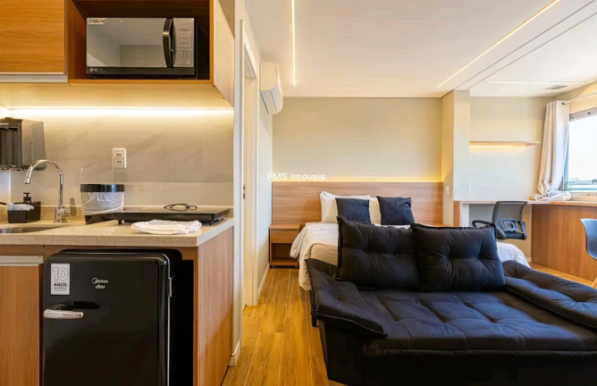 Imagem Imóvel com 1 Quarto para Alugar, 29 m² em Itaim Bibi - São Paulo