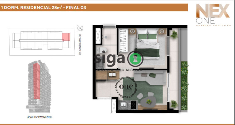 Imagem Apartamento com 1 Quarto à Venda, 27 m² em Vila Nova Conceição - São Paulo Imagem Apartamento com 1 Quarto à Venda, 27 m² em Vila Nova Conceição - São Paulo