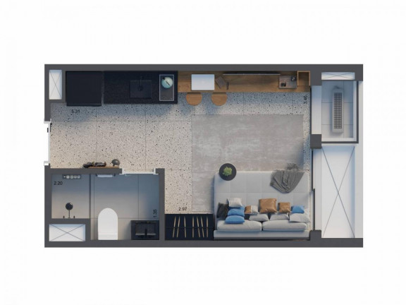 Imagem Apartamento à Venda, 21 m² em Vila Clementino - São Paulo Imagem Apartamento à Venda, 21 m² em Vila Clementino - São Paulo