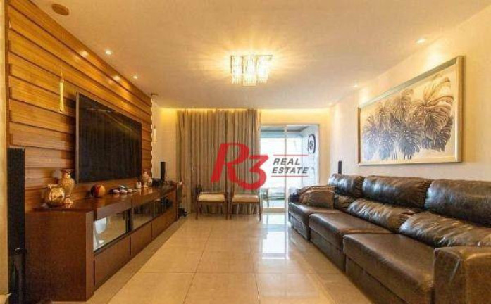 Apartamento com 3 Quartos à Venda, 211 m² em Embaré - Santos