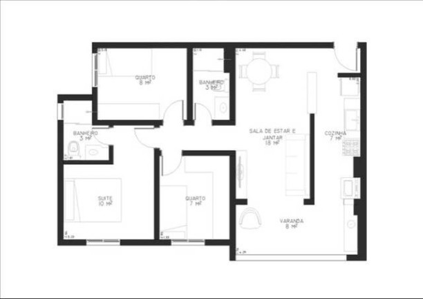 Imagem Apartamento com 3 Quartos à Venda, 72 m² em Vila Andrade - São Paulo