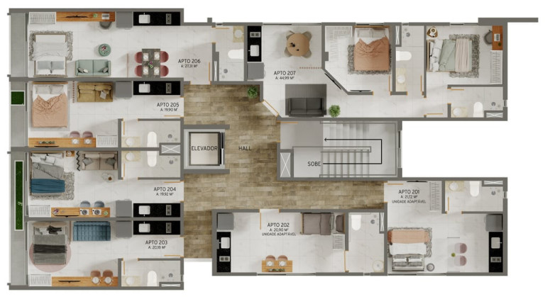 Imagem Apartamento com 1 Quarto à Venda, 35 m² em Jardim Oceania - João Pessoa Imagem Apartamento com 1 Quarto à Venda, 35 m² em Jardim Oceania - João Pessoa