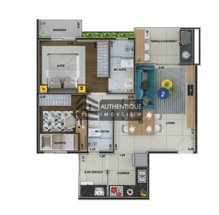 Imagem Apartamento com 2 Quartos à Venda, 57 m² em Jardim Do Mar - São Bernardo Do Campo Imagem Apartamento com 2 Quartos à Venda, 57 m² em Jardim Do Mar - São Bernardo Do Campo