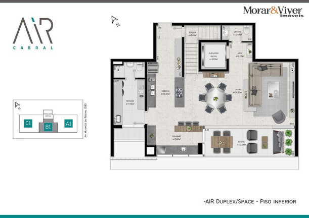 Imagem Apartamento com 3 Quartos à Venda, 190 m² em Cabral - Curitiba