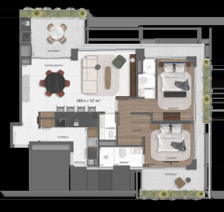 Imagem Apartamento com 2 Quartos à Venda, 198 m² em Itaim Bibi - São Paulo