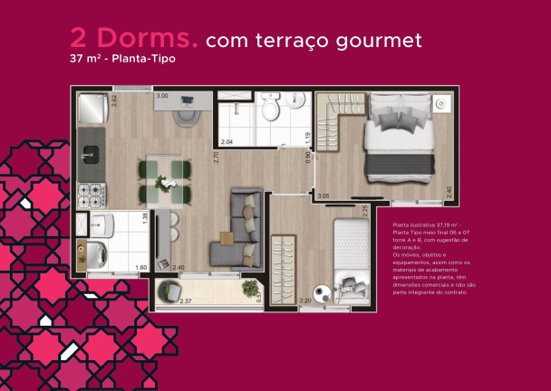 Imagem Apartamento com 2 Quartos à Venda, 37 m² em Jardim Imperador (zona Sul) - São Paulo Imagem Apartamento com 2 Quartos à Venda, 37 m² em Jardim Imperador (zona Sul) - São Paulo