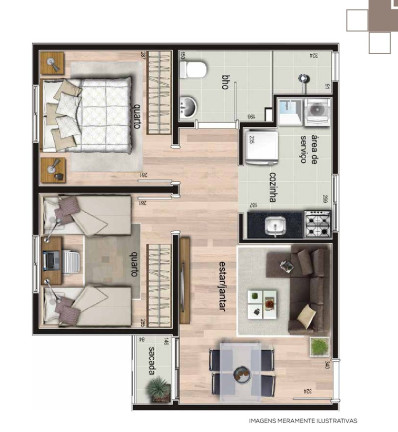 Imagem Imóvel com 2 Quartos à Venda, 47 m² em Jardim Helena - Ribeirão Preto Imagem Imóvel com 2 Quartos à Venda, 47 m² em Jardim Helena - Ribeirão Preto