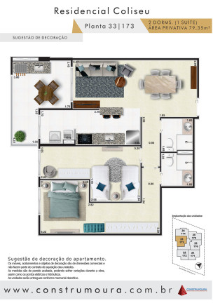 Imagem Apartamento com 2 Quartos à Venda, 79 m² em Jardim Praia Grande - Mongaguá