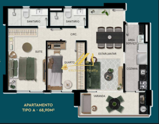 Imagem Imóvel com 2 Quartos à Venda, 65 m² em Caminho Das árvores - Salvador Imagem Imóvel com 2 Quartos à Venda, 65 m² em Caminho Das árvores - Salvador