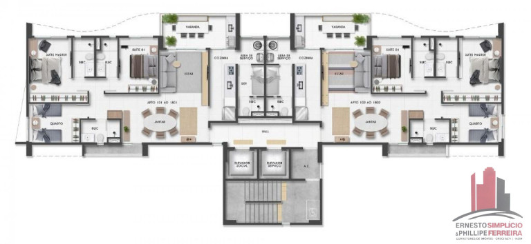 Imagem Apartamento com 3 Quartos à Venda, 105 m² em Parnamirim - Recife