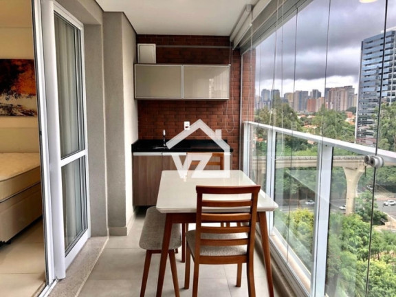 Imagem Apartamento com 1 Quarto para Alugar, 42 m² em Cidade Monções - São Paulo Imagem Apartamento com 1 Quarto para Alugar, 42 m² em Cidade Monções - São Paulo