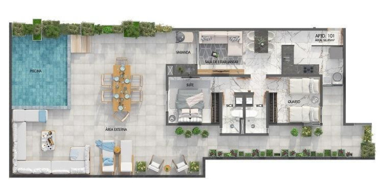 Imagem Apartamento com 3 Quartos à Venda, 71 m² em Jardim Oceania - João Pessoa Imagem Apartamento com 3 Quartos à Venda, 71 m² em Jardim Oceania - João Pessoa