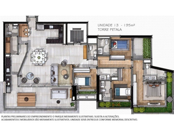 Imagem Apartamento com 4 Quartos à Venda, 197 m² em Brooklin Paulista - São Paulo Imagem Apartamento com 4 Quartos à Venda, 197 m² em Brooklin Paulista - São Paulo