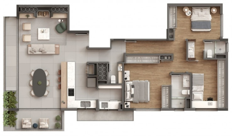 Imagem Imóvel com 3 Quartos à Venda, 212 m² em Bela Vista - Porto Alegre Imagem Imóvel com 3 Quartos à Venda, 212 m² em Bela Vista - Porto Alegre